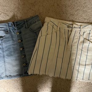Women’s jean skirts size 0